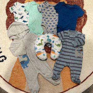 Baby boys Dinosaur bundle